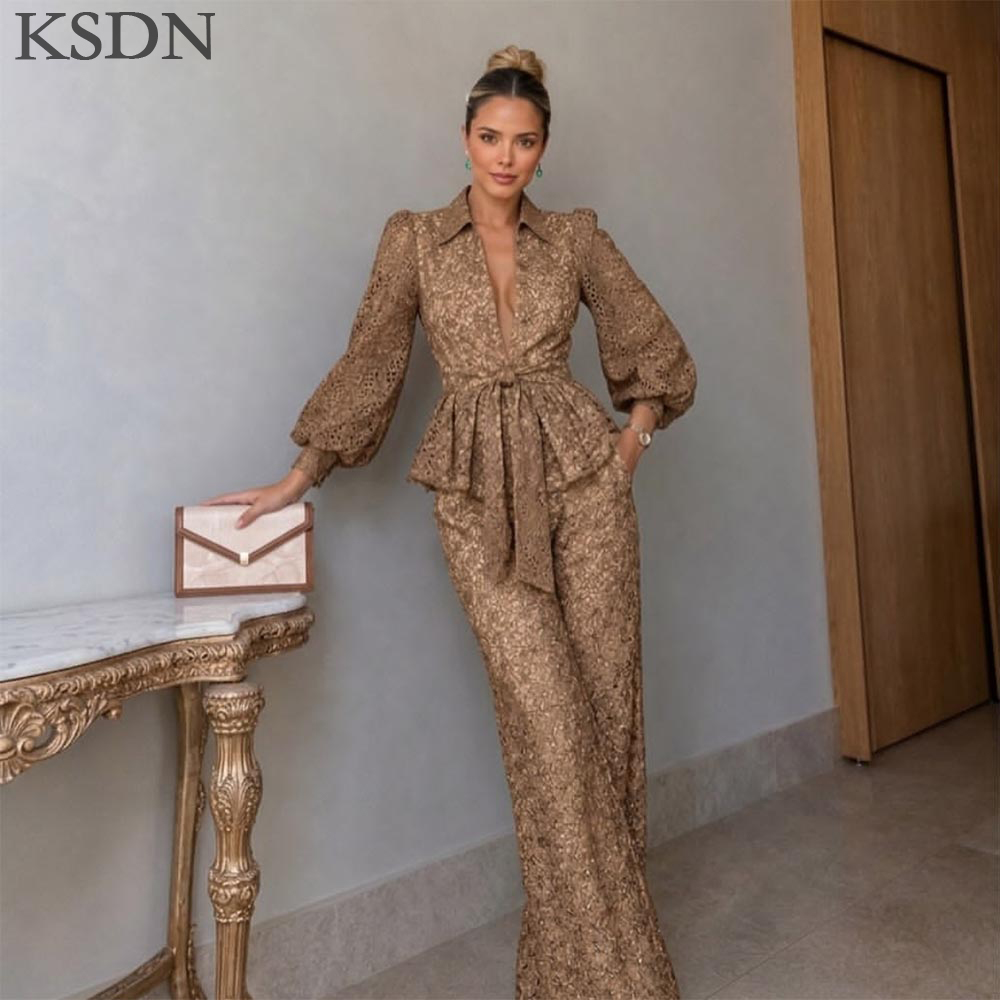 Exquisite Lace Evening Dresses - Women Formal Wear Belt review and price