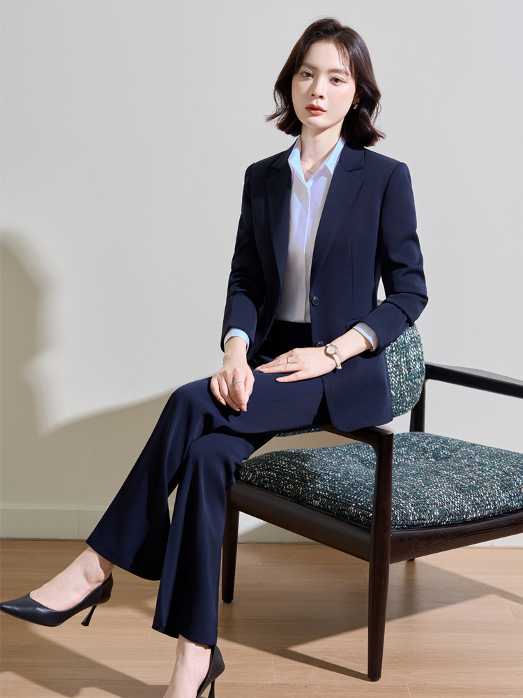 Navy blue professional suit fo - Women Formal Wear For Interview review and price