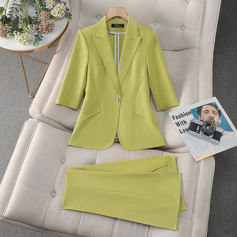 Blue women's blazer2025New Sum - High End Women'S Formal Wear review and price