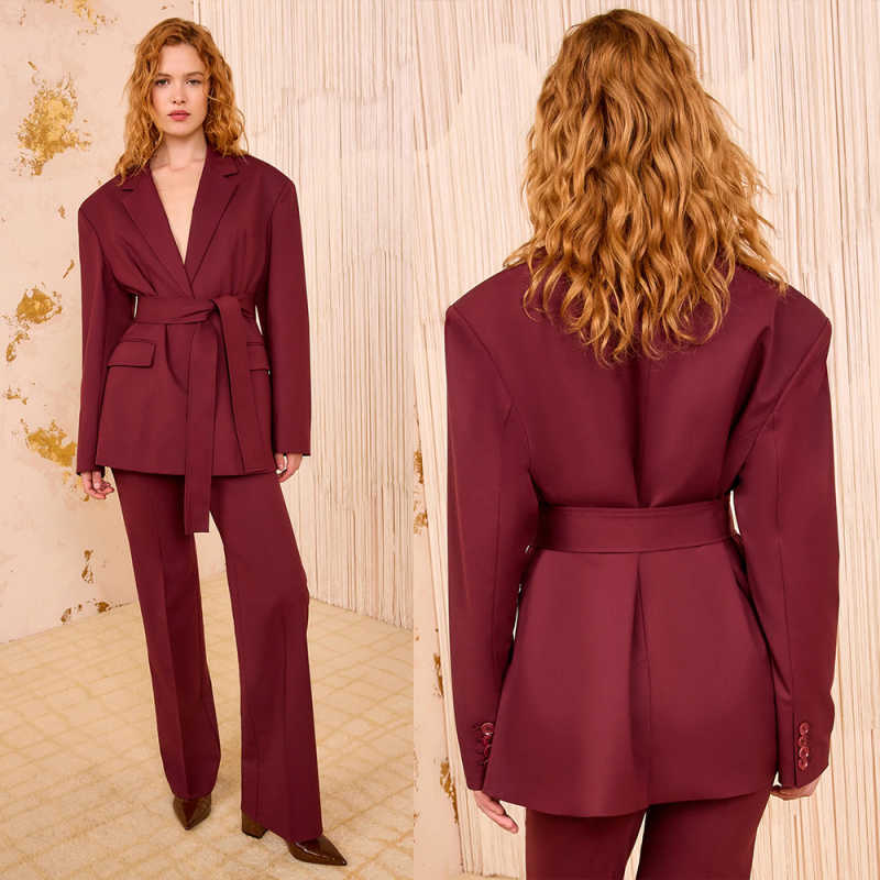 Customized Elegant Women Pants - Women Formal Wear Belt review and price