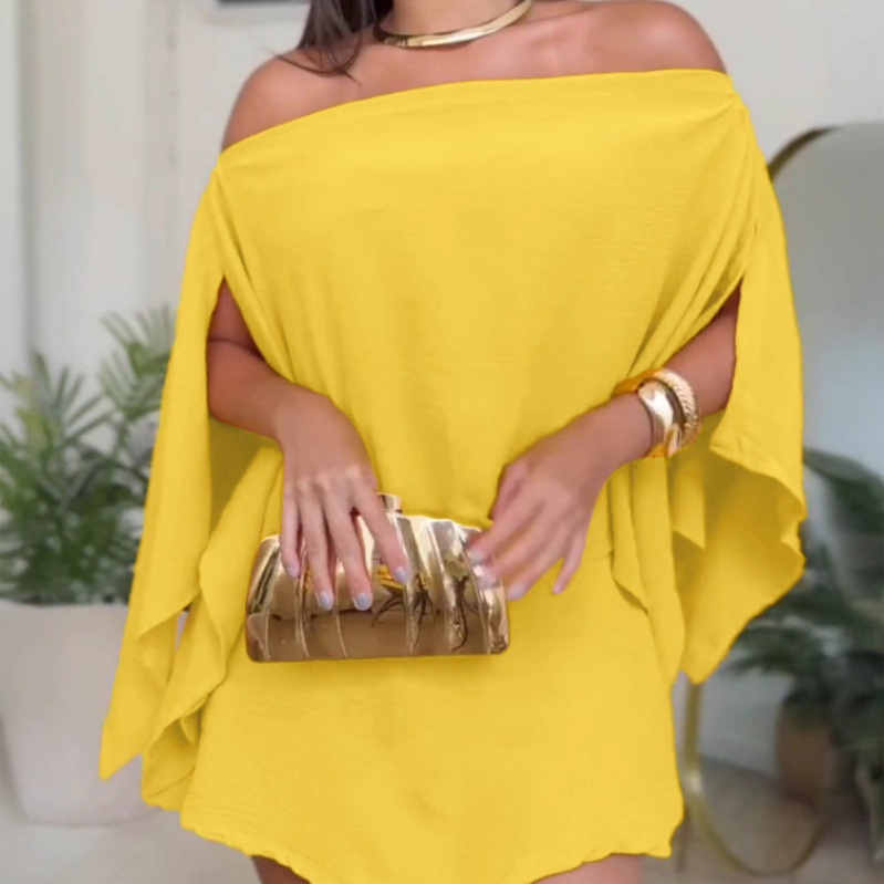 Solid Color Loose Irregular Mu - Women Formal Wear Types review and price