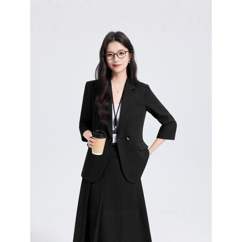 Navy Blue Women's Suit Set for - Women Formal Wear For Interview review and price