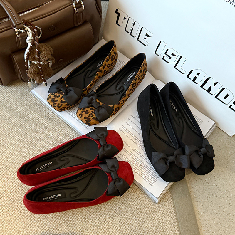 Multi-Color Suede Ballet Flats - Women Formal Wear With Shoes review and price